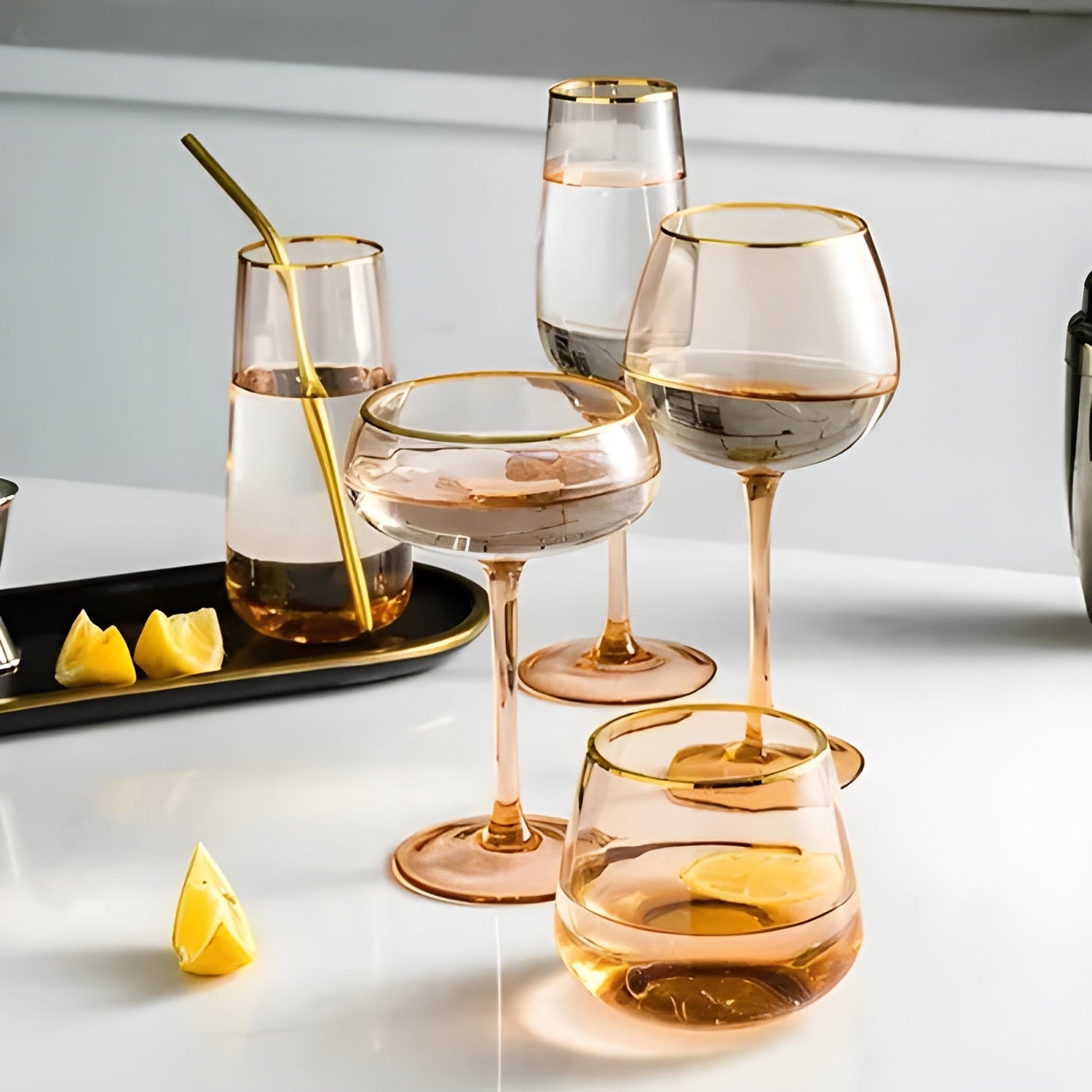 Whiskey And Highball Glasses