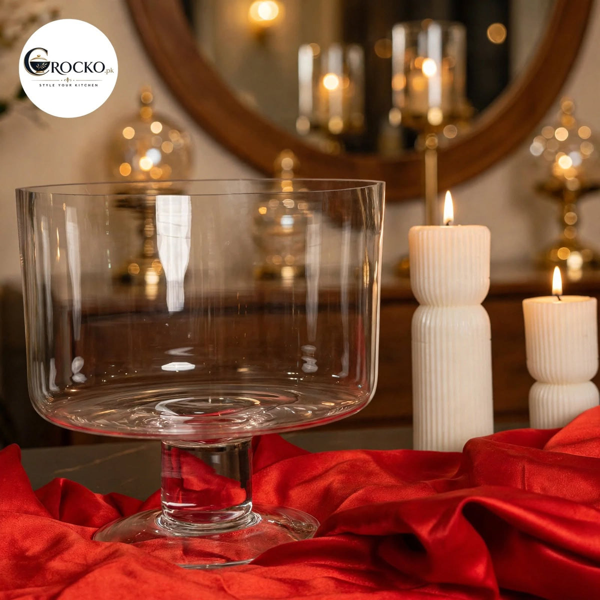 Glass Trifle Bowl