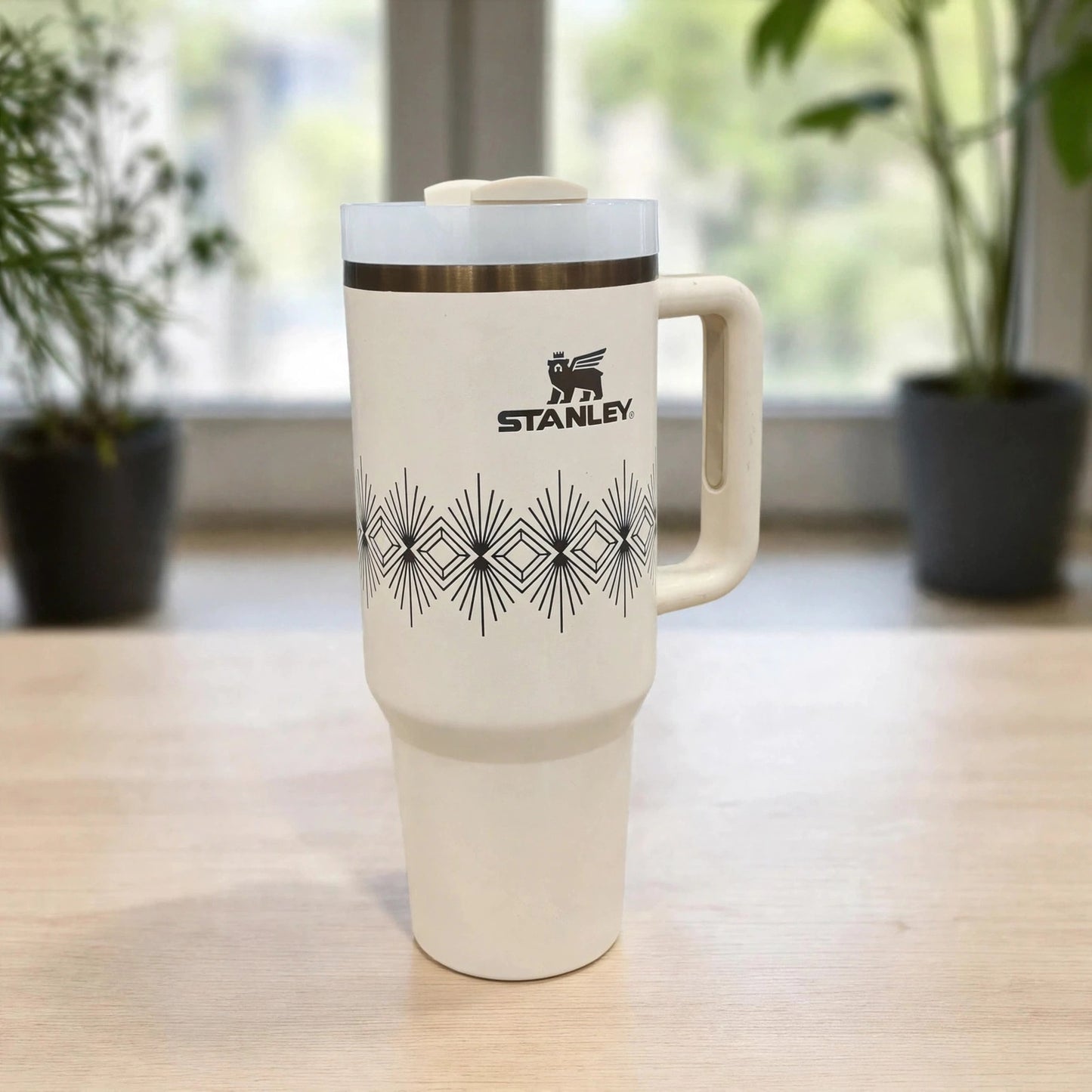 Stanley 1.18L (40oz) Stainless Steel Quencher Tumbler - Glossy Printed Deco Collection